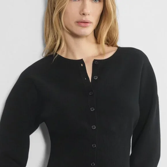 Aritzia Wilfred Golightly Cardigan in Black with tags - Picture 5 of 6